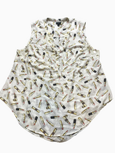 Load image into Gallery viewer, TORRID x Harper Shirt Womens 2 White AOP Lipstick Hippie Lightweight Plus Ladies
