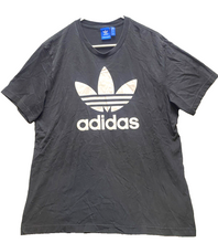 Load image into Gallery viewer, Adidas Shirt Adult Extra Large Black Trefoil Three Stripes Logo Streetwear Mens
