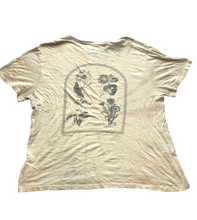 Load image into Gallery viewer, Arizona Jean Co Shirt Adult Extra Large Pale Yellow Plantae Tie Dye Flowers Mens
