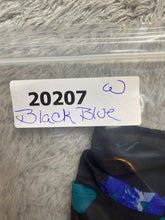 Load image into Gallery viewer, Calvin Klein Shirt Womens Large Black Blue AOP Floral Boho Lined Blouse Boxy
