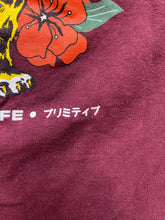 Load image into Gallery viewer, Primitive Shirt Youth Extra Large Maroon Skateboarding Island Tiger Skater Boys
