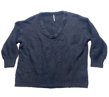 Load image into Gallery viewer, Free People Sweater Womens Medium Black Oversized Boxy Knitted Stretch Outerwear
