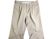 Load image into Gallery viewer, Dockers Pants Adult 34x30 Light Tan Pleated Straight Trouser Casual Dress Mens
