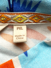Load image into Gallery viewer, Soft Surroundings Shirt Womens PXL Petite Orange Blue Oversized Tropical Rayon
