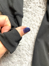 Load image into Gallery viewer, Prana Shirt Womens Small Black Foundation Rib Turtleneck Thumbhole Stretch Lady
