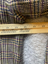 Load image into Gallery viewer, Vintage Leslie Fay Jacket Women 12 Petite (42) Wool Houndstooth Earth Tone Plaid
