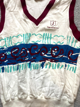 Load image into Gallery viewer, VTG Jones Stevedoring Sweater Vest Adult Medium White Pullover Cargo Uniform Men
