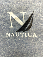 Load image into Gallery viewer, Nautica Shirt Adult 4XL Heather Blue Sailboat Sailing Division Ocean Class Mens
