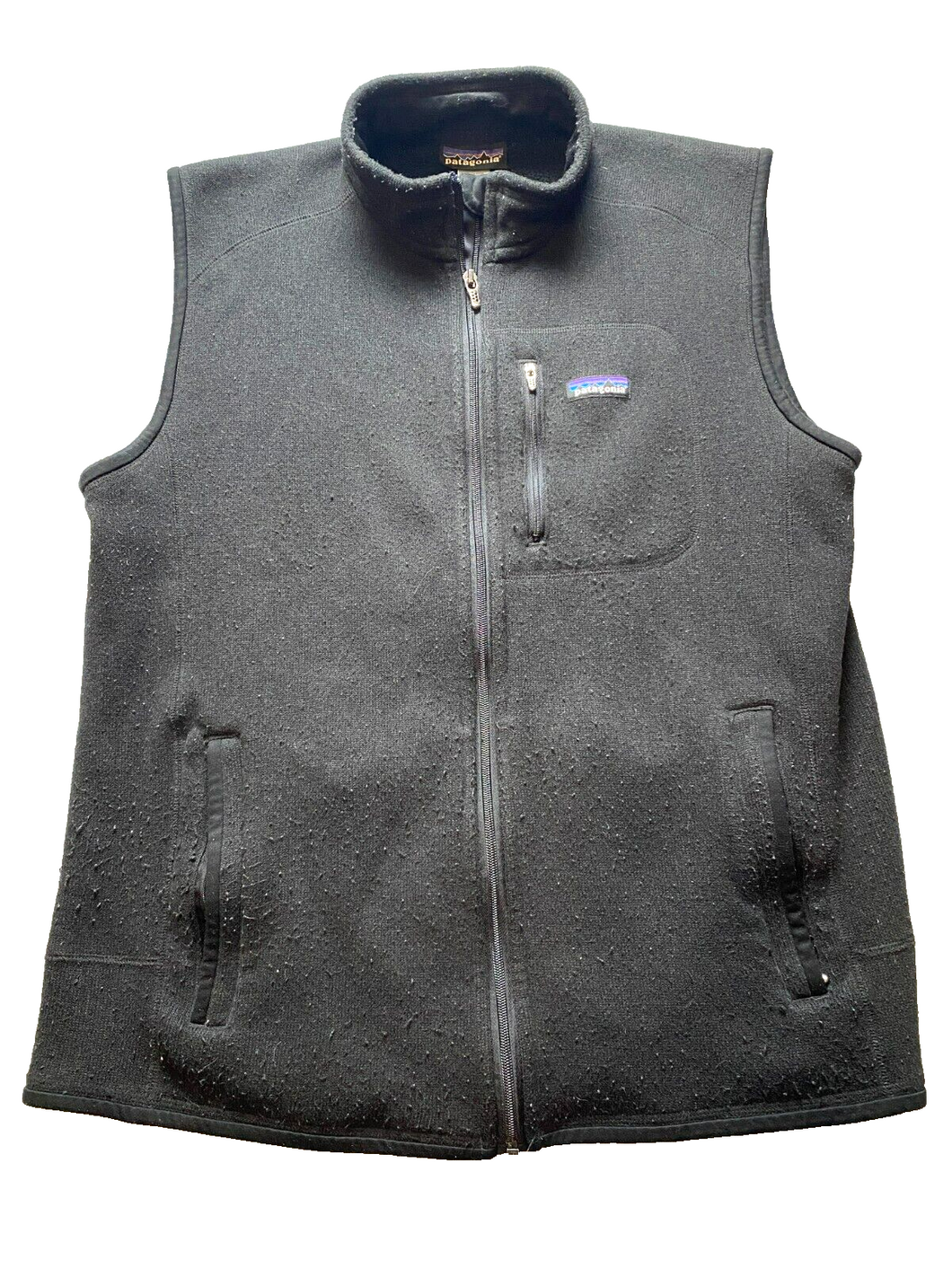 Patagonia Vest Adult Extra Large Black Full Zip Maryland Club Open 2012 Logo Men