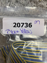 Load image into Gallery viewer, Alan Flusser Shirt Adult Medium Blue Yellow Striped Pocket Casual Cuffs Mens

