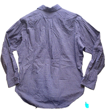 Load image into Gallery viewer, Ralph Lauren Shirt Adult Large Navy Blue Classic Fit Button Up Flannel Cuffs Men
