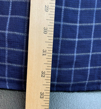 Load image into Gallery viewer, Orvis Shirt Adult Large Navy Blue Windowpane Button Up Casual Pocket Mens
