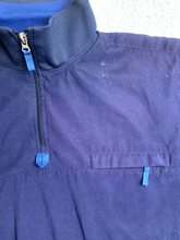 Load image into Gallery viewer, Arnold Palmer Jacket Adult Medium Navy Full Zip Mock Neck Golf Windbreaker Mens

