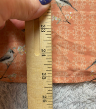 Load image into Gallery viewer, Croft &amp; Barrow Shirt Womens Extra Large Peach AOP Cardinal Bird Oversized Blouse
