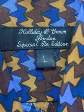 Load image into Gallery viewer, Holliday &amp; Brown London Shirt Adult Large Poplin Button Up Mens $230 MSRP NWT
