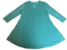 Load image into Gallery viewer, Soft Surroundings Dress Womens Extra Large Teal A-Line Swing Tunic Casual Ladies
