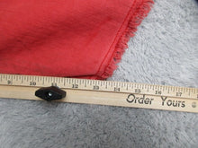 Load image into Gallery viewer, CN Blue Shorts Adult 34 Red Flat Front Bermuda 5 Pockets Raw Hem 13" Inseam Mens
