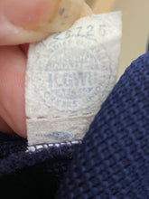 Load image into Gallery viewer, VTG Stage 9 Dress Womens Small Navy Textured Knit Mock Turtleneck Sheath Ladies
