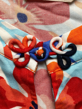 Load image into Gallery viewer, Soft Surroundings Shirt Womens PXL Petite Orange Blue Oversized Tropical Rayon
