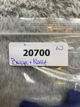 Load image into Gallery viewer, F.W Fischer Dress Womens Extra Small Beige Navy Shift Collared Star Button Lady
