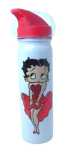 Load image into Gallery viewer, Betty Boop Tumbler 20 oz Flip Top Water Bottle NIB
