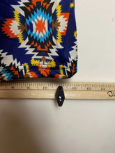 Load image into Gallery viewer, Golden Black Pants Womens 1X (32x28) Geometric AOP Festive Boho Spandex Plus NWT
