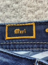 Load image into Gallery viewer, Rock Revival Jeans Womens 25x29 Blue Denim Meri Whiskered Boot Cut Studded
