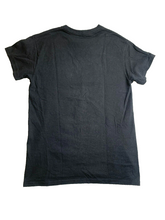 Load image into Gallery viewer, Nirvana Shirt Womens Small Black Smiley Spell Out American Rock Band Ladies
