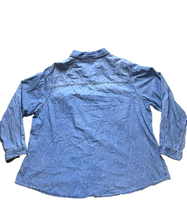 Load image into Gallery viewer, Torrid Shirt Womens 3 3X Blue Button Up Chambray Pocket Denim Plus Ladies
