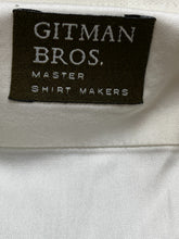 Load image into Gallery viewer, Gitman Bros Shirt Adult 18/36 White Master 80s 2Ply Pinpoint Casual Dress Mens
