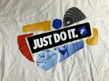 Load image into Gallery viewer, Nike Shirt Adult Medium White Rhythm &amp; Sole Swoosh Sportswear Crew Neck Mens
