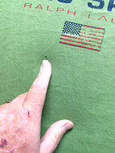 Load image into Gallery viewer, POLO Ralph Lauren Shirt Adult Large Avocado Green Spell Out Streetwear USA Mens
