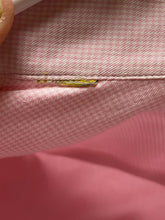 Load image into Gallery viewer, Robert Talbott Shirt Adult Large Pink Carmel Houndstooth Button Up Cuffs Mens

