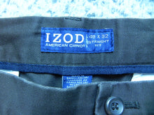 Load image into Gallery viewer, IZOD Pants Adult 40x32 Straight Fit American Chino Flat Front Casual Trouser Men
