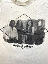 Load image into Gallery viewer, VTG Wycked Wytch Shirt Adult Large White Single Stitch Metal Rock Punk 90s Mens
