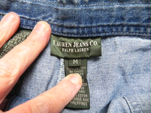Load image into Gallery viewer, Lauren Ralph Lauren Jeans Womens Medium (31x19.5) Wide Leg Cropped Denim Ladies

