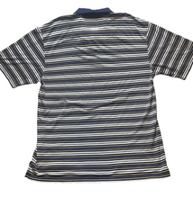 Load image into Gallery viewer, Straight Down Shirt Adult 2XL Navy Yellow Stripes U.S Open Pebble Beach Polo Men
