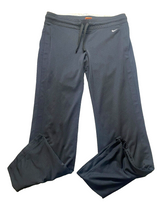 Load image into Gallery viewer, Nike Pants Adult Large Black Perforated Sweatpants Activewear Athletic Snap Mens
