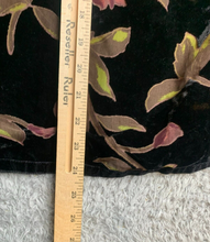 Load image into Gallery viewer, Max Studio Shirt Women Small Black AOP Floral Halter Boho Blouse Nylon Rayon NWT
