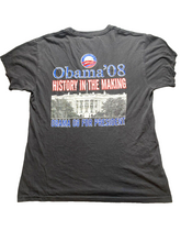 Load image into Gallery viewer, Barack Obama Shirt Adult Large Black History In The Making Change 2 Sided Mens
