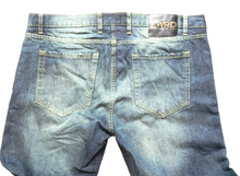 Load image into Gallery viewer, FWRD Denim &amp; Co Jeans Adult 42x32 Zip Pocket Distressed Raw Hem Denim Mens
