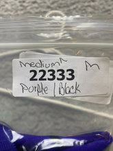 Load image into Gallery viewer, North Coast Sweater Adult Medium Black Purple 1/4 Zip Collared Tattoo Artsy Mens
