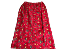 Load image into Gallery viewer, VTG Pendleton Skirt Womens 10 (28x32) Red Geometric Southwest Retro Midi USA
