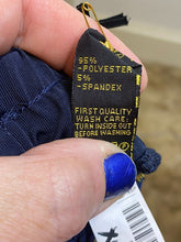 Load image into Gallery viewer, Golden Black Pants Womens 1X (32x28) Geometric AOP Festive Boho Spandex Plus NWT
