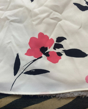 Load image into Gallery viewer, Lauren Ralph Lauren Dress 12 Extra Large White AOP Crepe Sheath Peasant Stretch
