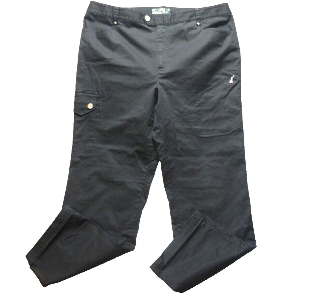 Lauren Ralph Lauren Pants Womens 16 Flat Front Active Utility Straight Leg Lady