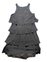 Load image into Gallery viewer, SLNY Dress Womens 14 Medium Sequins Tiered Sleeveless Cocktail Party Ladies
