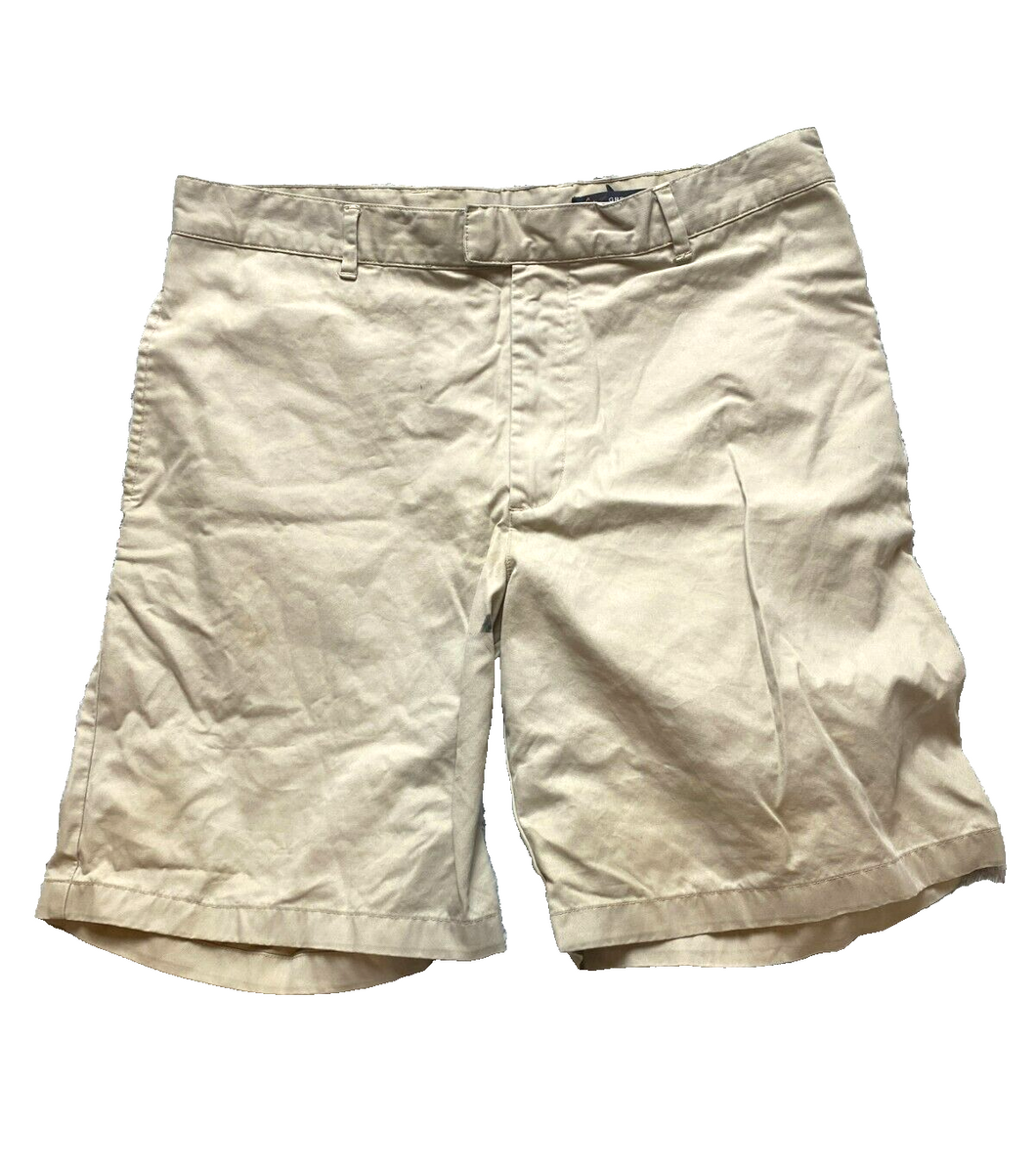 Greg Norman Shorts Adult 36x8 Flat Front Chino Outdoor Performance Golf Mens