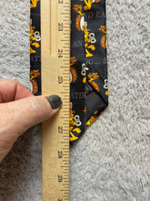 Load image into Gallery viewer, Vintage Garfield Neck Tie Adult Black AOP Cartoon Comic Paws Addiction Mens
