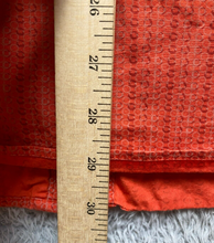 Load image into Gallery viewer, Panhandle Shirt Adult Large Coral Western Style Pearl Snaps Flap Pockets Mens
